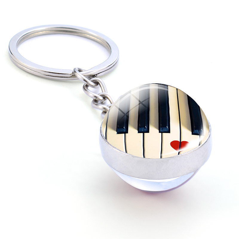 Piano Keychain Music Instrumen - đánh giá và giá Musical Instrument Glass