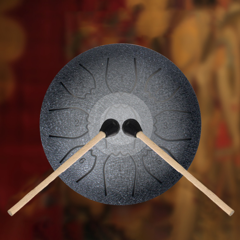 Rain Drum 4 Inch 9 Notes Water - đánh giá và giá Tongue Drum Steel
