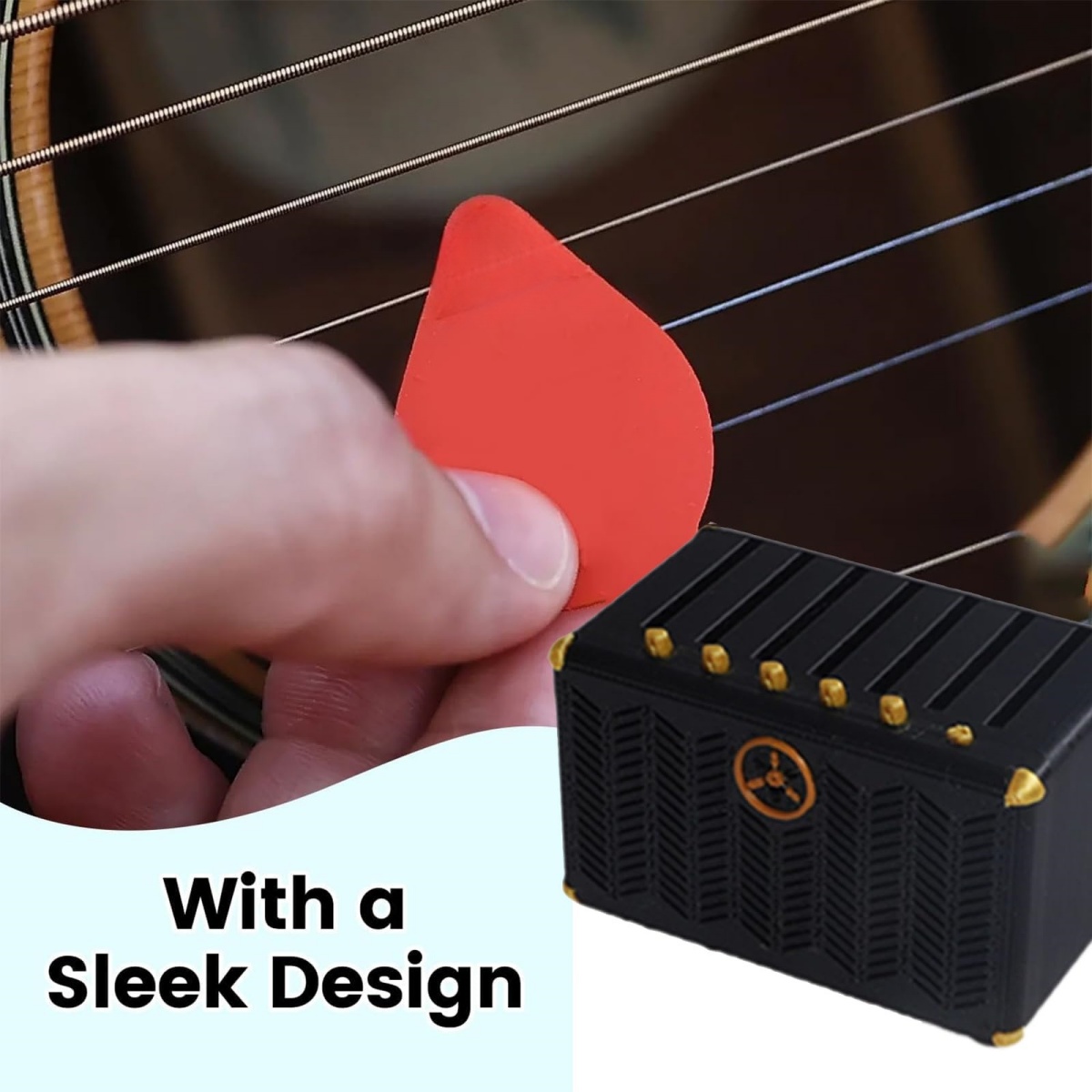 Guitar Pick Holder, 3D Printed - đánh giá và giá Musical Instrument Cajon