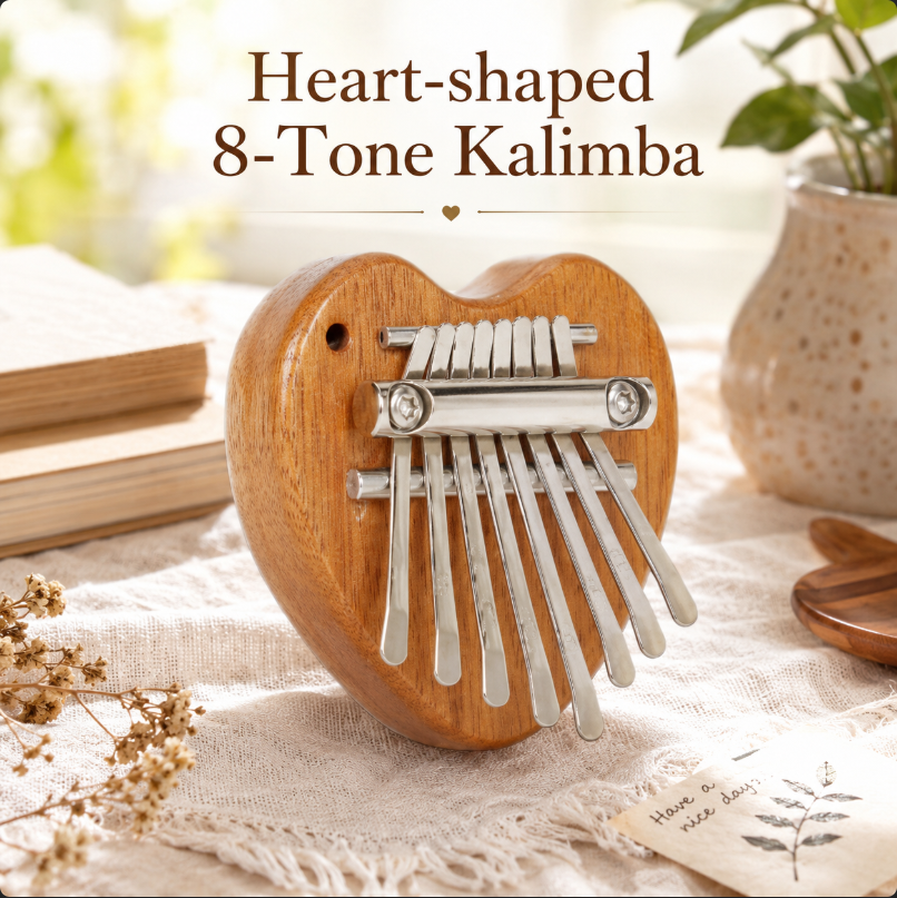 8 Keys Mini Kalimba Wooden Thu - đánh giá và giá A Musical Instrument With Keys