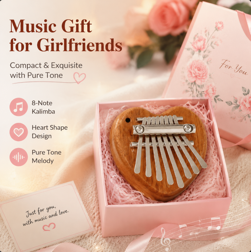 8 Keys Mini Kalimba Wooden Thu - đánh giá và giá A Musical Instrument With Keys