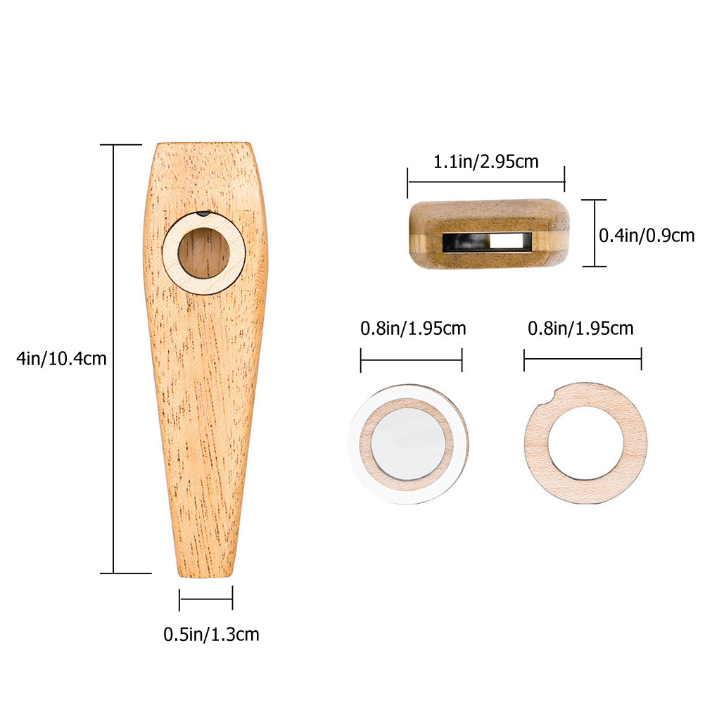 1Set Wooden Kazoo Musical Inst - đánh giá và giá Musical Instrument Kazoo