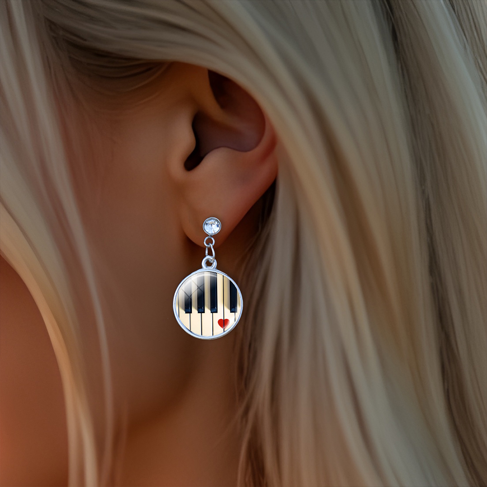 Sparkling Rhinestone Stud Earr - đánh giá và giá Musical Instrument Glass