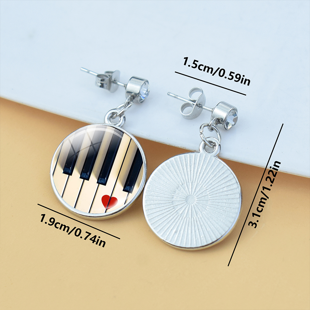 Sparkling Rhinestone Stud Earr - đánh giá và giá Musical Instrument Glass