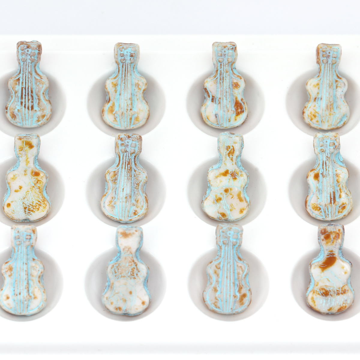 5pcs/10pcs Vintage Crackle Vio - đánh giá và giá Musical Instrument Glass