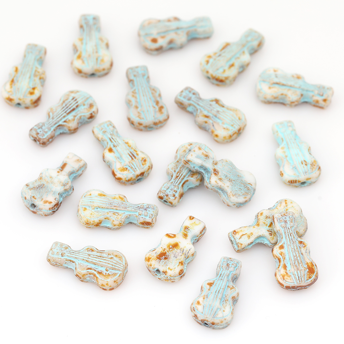 5pcs/10pcs Vintage Crackle Vio - đánh giá và giá Musical Instrument Glass