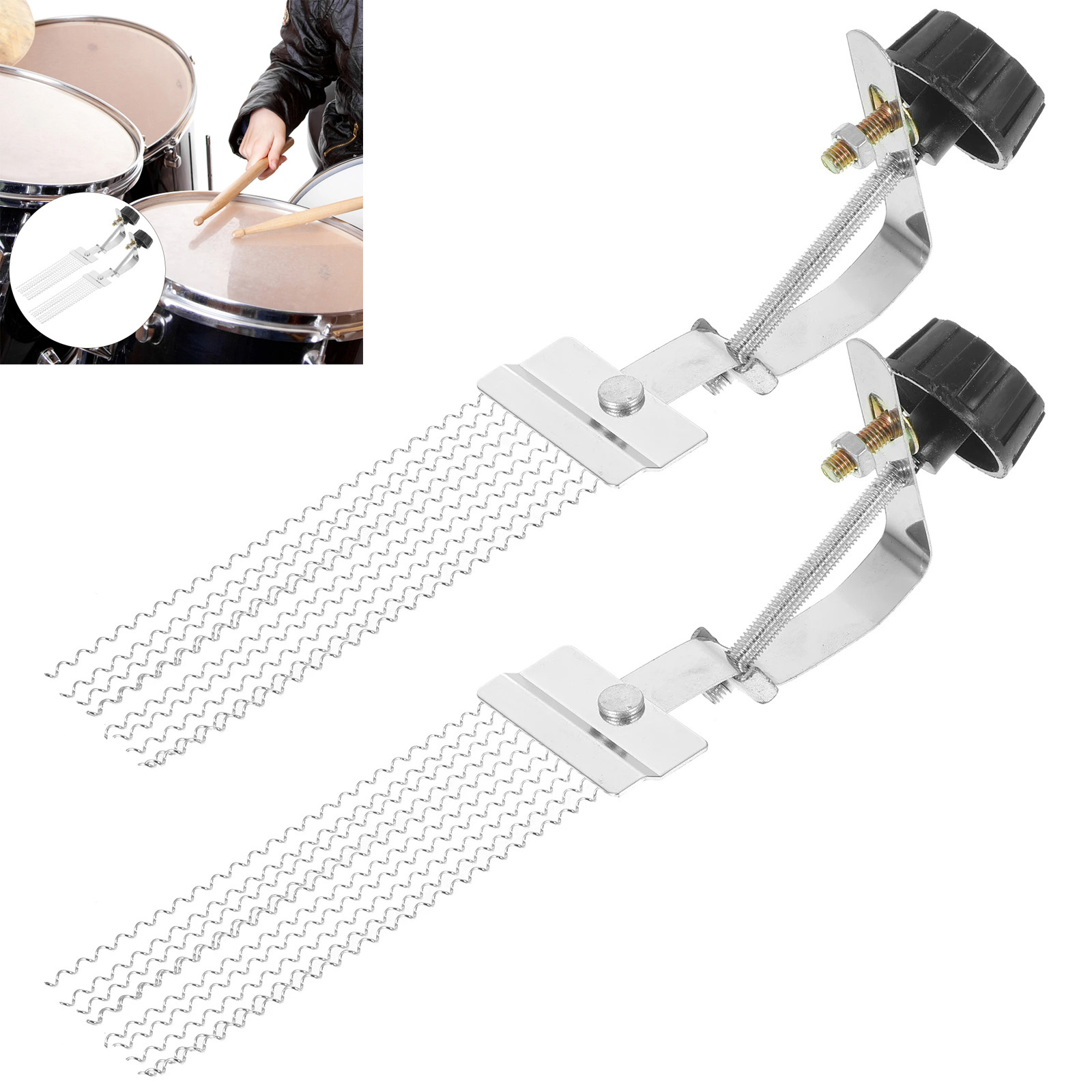 1/2pcs Half Design Steel Iron  - đánh giá và giá Musical Instrument Cajon
