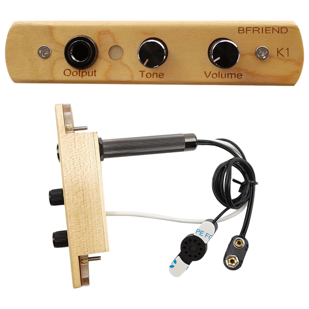 Cajon Box Drum Preamp/Pickup w - đánh giá và giá Musical Instrument Cajon