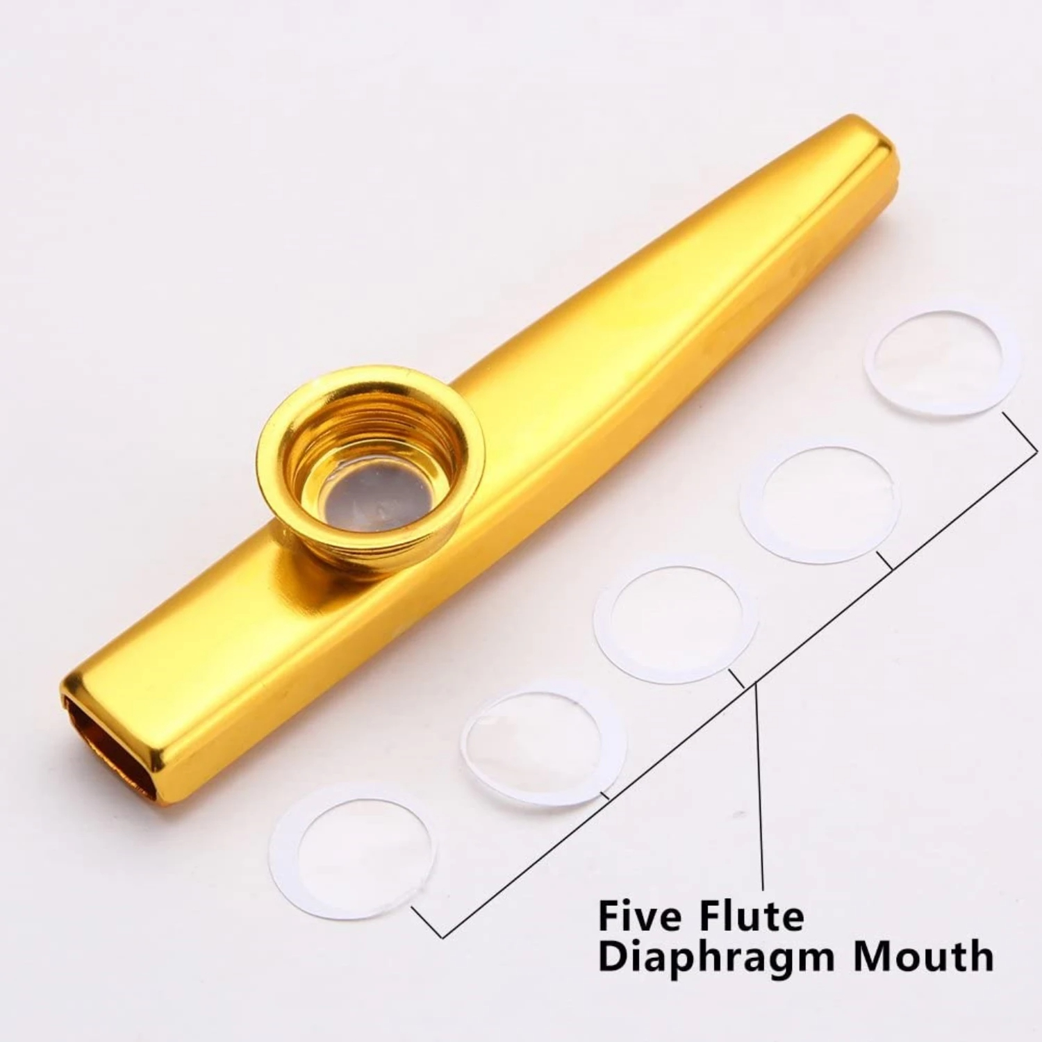 Kazoo Golden Aluminum Alloy wi - đánh giá và giá Musical Instrument Kazoo