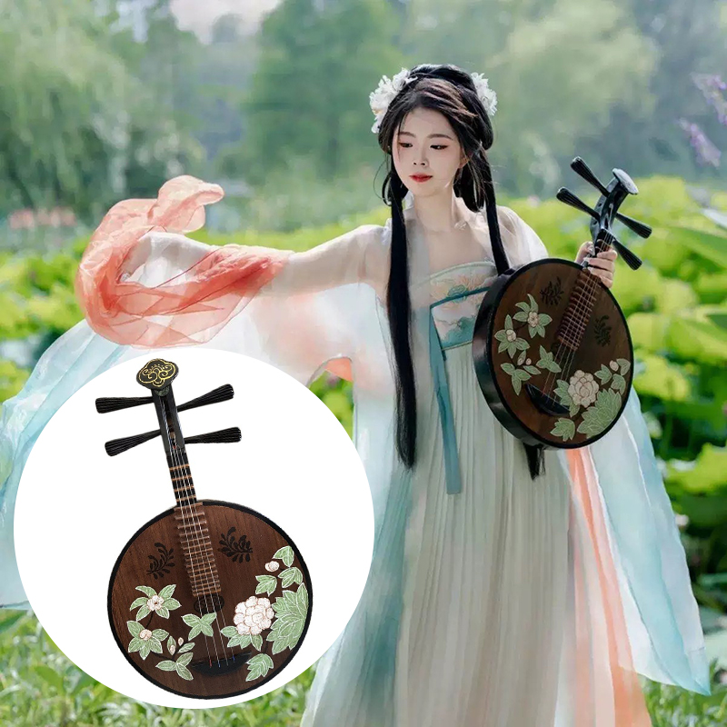 Solid Wood Pipa Chinese Tradit - đánh giá và giá Musical Instrument Lute