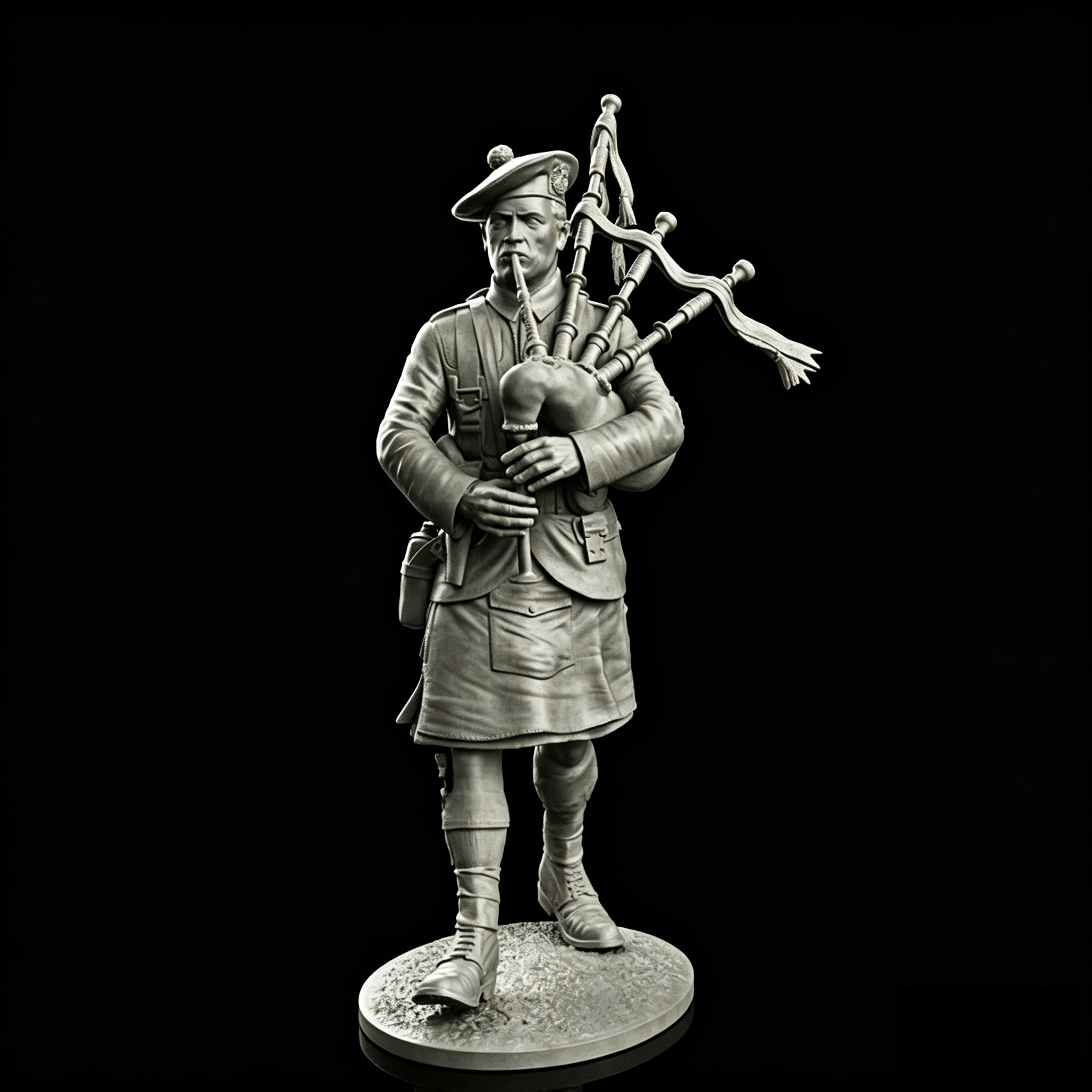 resin soldier model GK Scottis - đánh giá và giá Bagpipe Practice Chanter