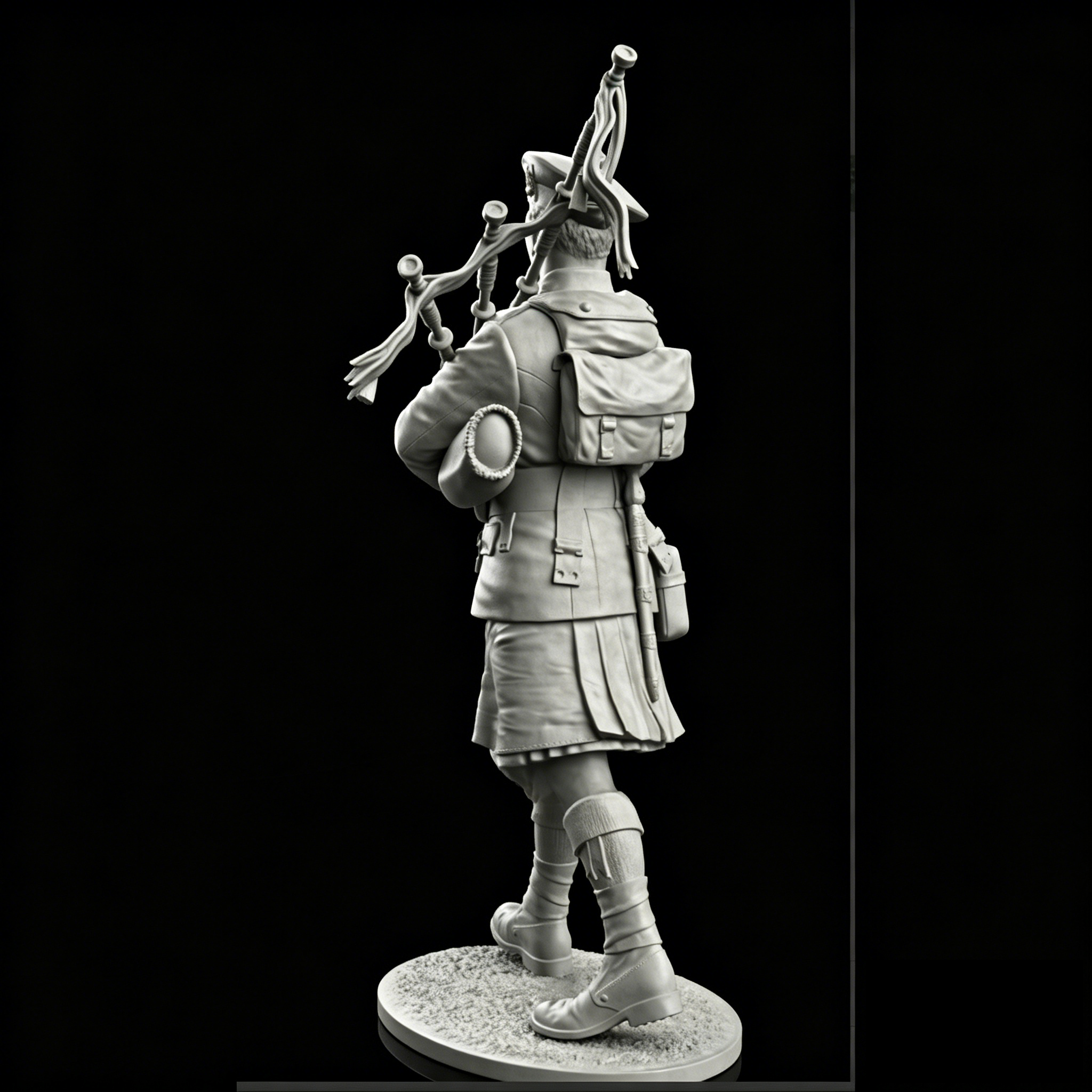 resin soldier model GK Scottis - đánh giá và giá Bagpipe Practice Chanter