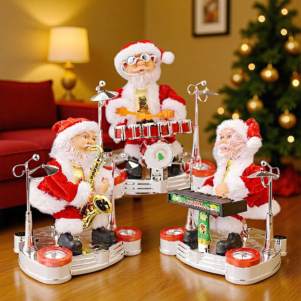 Christmas Santa Claus Electric - đánh giá và giá Musical Instrument Xmas Ornaments