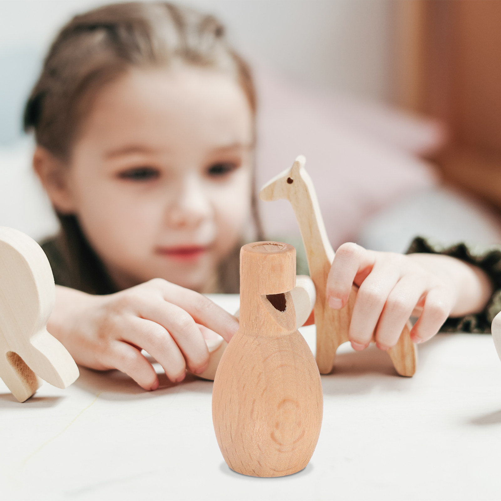 Mini Unfinished Wooden Whistle - đánh giá và giá Musical Instrument Diy For Kids