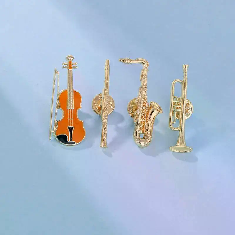 1Pcs Symphony Orchestra Badge  - đánh giá và giá Musical Instrument Saxophone